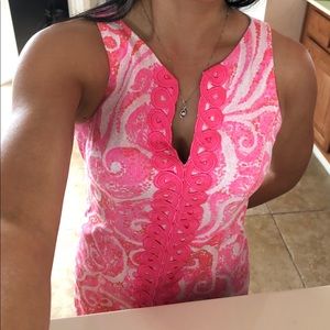 Lilly Pulitzer shift dress in hot pink